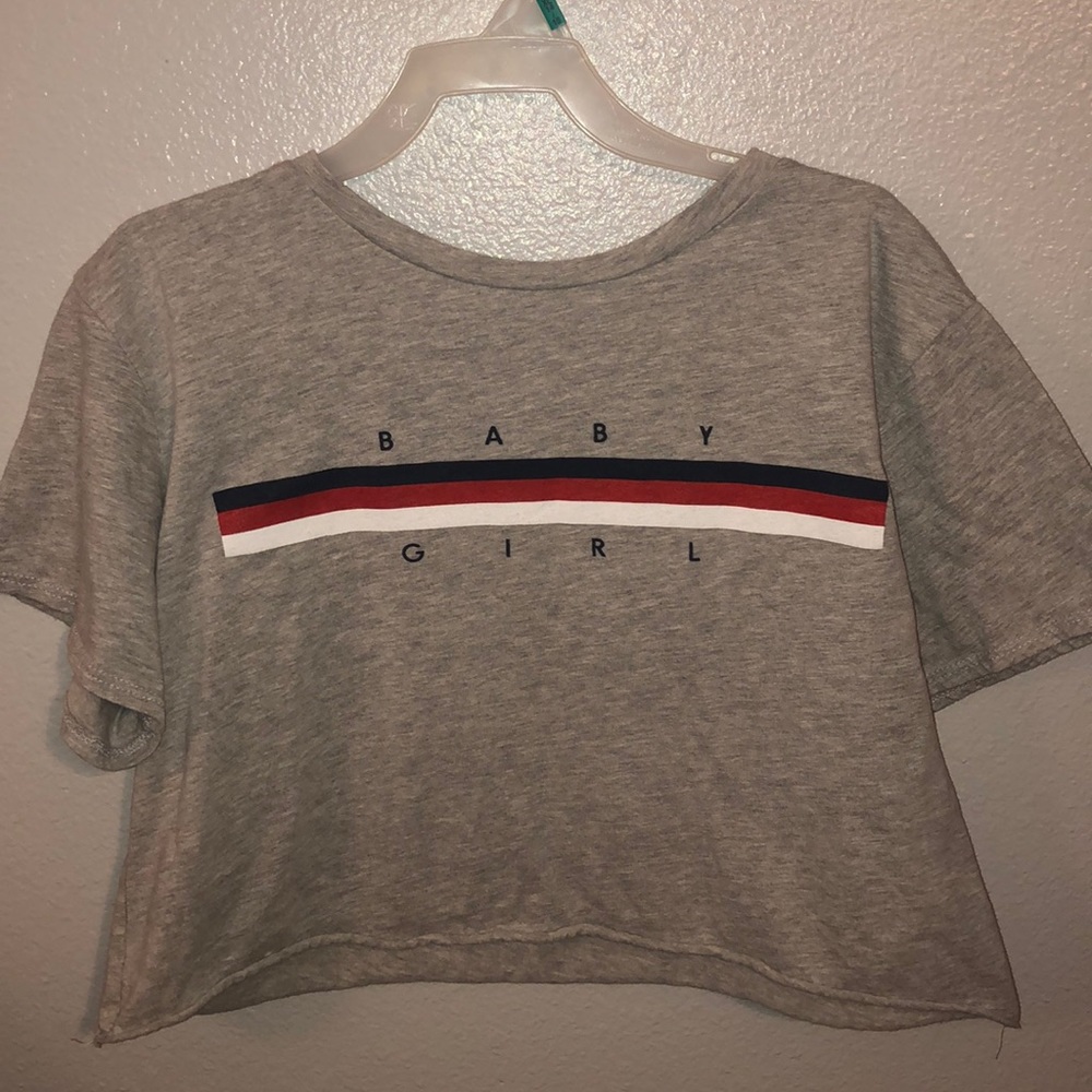 “Baby girl” crop top